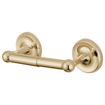 Kingston Brass Classic Toilet Paper Holder With Polished Brass Finish BA318PB