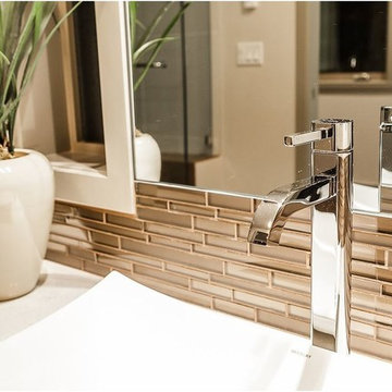 Modern Kirkland home bathroom detail