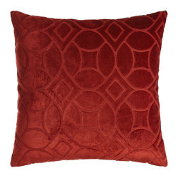 Canaan Company Modern Twist Orange Pillow - Products