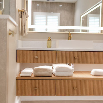 Lux Modern Spa Master bathroom