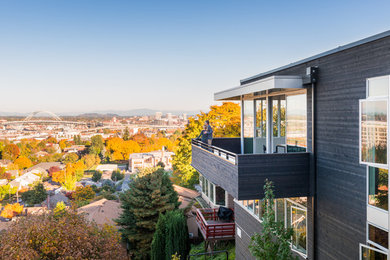 This is an example of a modern home in Portland.