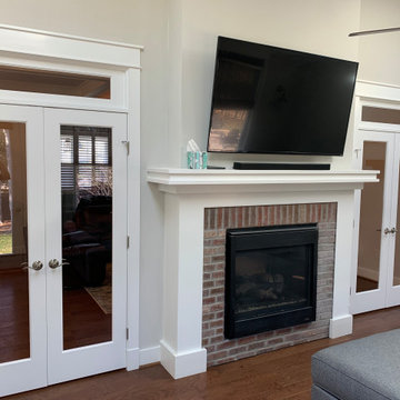 Rountree Cased opening conversion to French Doors