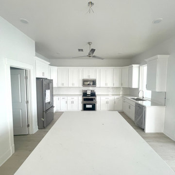 Lot 14 - White kitchen with a huge island