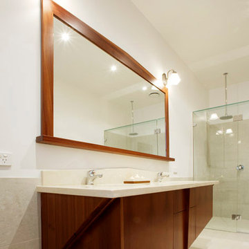 1920's feel in a modern bathroom