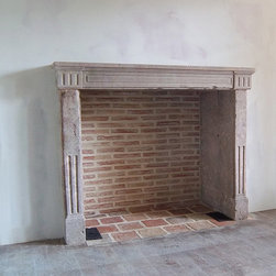 Firebox Stone inserts Herringbone & More (Mediterranean Style) - Indoor Fireplaces