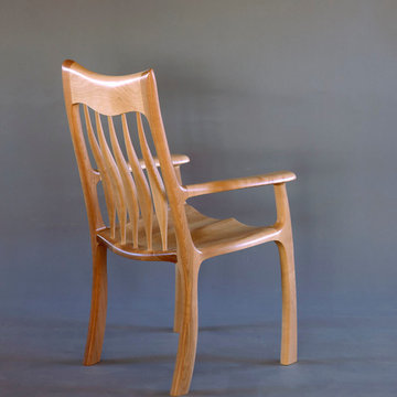 eastern yellow birch arm chair