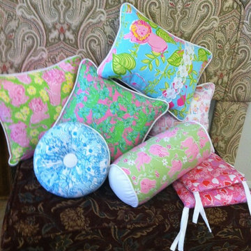 Lily Pulitzer Girls Dresses made into Pillows