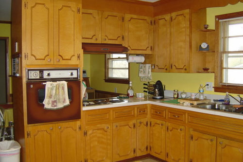 Old Kitchen Cabinets, How To Fix Old Wood Cabinets
