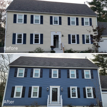 CertainTeed Vinyl Siding in Pacific Blue, Marion, MA