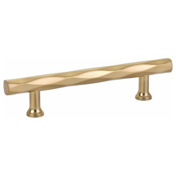 Emtek 86490 Tribeca 10 Inch Center to Center Bar Cabinet Pull - Satin Brass