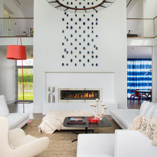 Above Fireplace