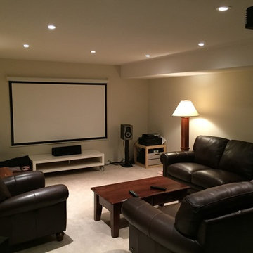 Basement Media and Games Room