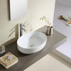 Fine Fixtures White Vitreous China 20" Thin Edge Vessel Sink