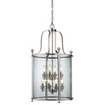 Z-Lite - Z-Lite 191-8 Wyndham - Eight Light Pendant - With traditional styling and modern application thWyndham Eight Light  Brushed Nickel Clear *UL Approved: YES Energy Star Qualified: n/a ADA Certified: n/a  *Number of Lights: Lamp: 8-*Wattage:60w Candelabra bulb(s) *Bulb Included:No *Bulb Type:Candelabra *Finish Type:Brushed Nickel