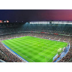 Camp Nou Panorama - Game Room Wall Art And Signs