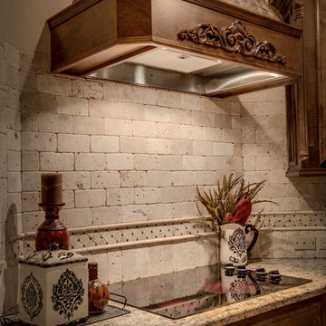 The Bella Sorrento - 6809 SW Oakley- Traditional Kitchen Vent Hood
