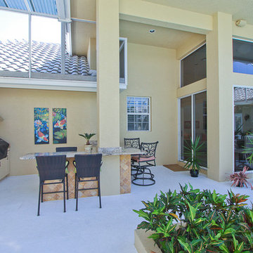 Tropical Kitchen Remodel in Bonita Bay - Patio