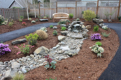 This is an example of a traditional landscaping in Portland.