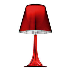 FLOS (USA) - FLOS Official Miss K Red Color Modern Table Lamp by Philippe Starck - Table Lamps