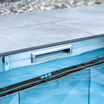 Piscine Inox 11,8 x 3,8 x 1,4 - Hôtel Fleur des Neiges
