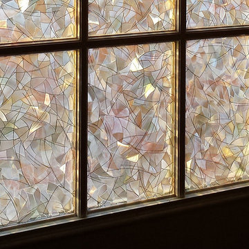 Decorative Film on Glass Door Panels