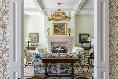 Dining room - traditional dining room idea in Miami
