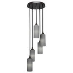 Toltec Lighting - Toltec Lighting 2145-DG-4092 Empire - Five Light Mini Pendant - No. of Rods: 4Assembly Required: TRUE Canopy Included: TRUE