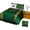 NHL Minnesota Wild Comforter Pillowcase Hockey Bedding, Twin