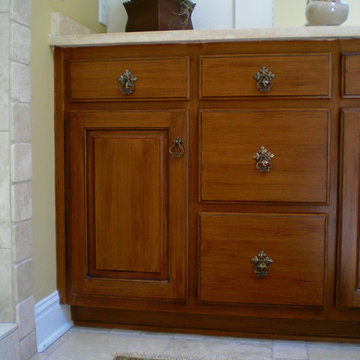 The Look of Wood: A Faux Finish Cabinetry Makeover