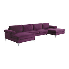 50 Most Por Purple Sectional Sofas For 2019 Houzz