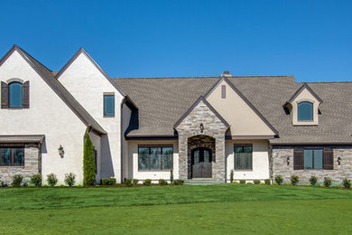 Inspiration for an eclectic exterior home remodel in Nashville