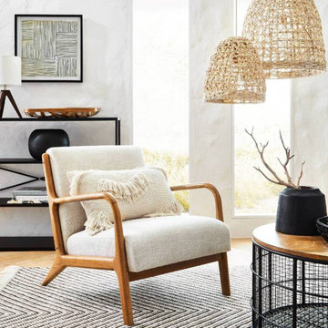Black & Natural Living Room Furniture Collection - Project 62™