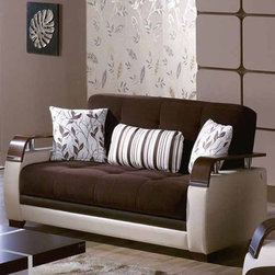 Natural Loveseat in Colins Brown - Loveseats