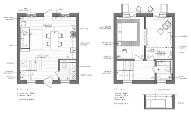 Лофт План этажа by INT2architecture