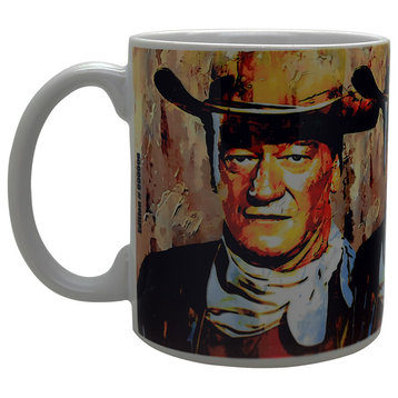John Wayne "Gallant Duke" Mug Art by Mark Lewis