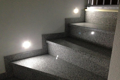 Licht an der Treppe