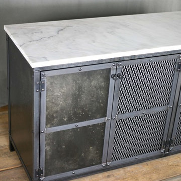 Industrial Vanity Base, Vintage Vanity, Rustic Vanity, Marble Vanity Base