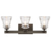 Minka Lavery 2733 Graham Avenue 3 Light 22"W Bathroom Vanity - Smoked Iron /