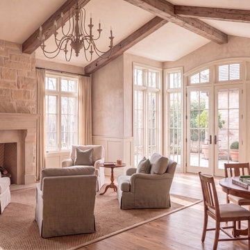 open sunroom-style bump-out addition