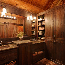 rustic bathroom