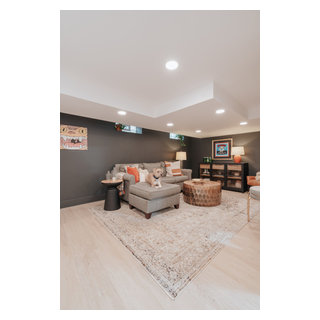 Auburn + Grace - Modern - Basement - Detroit - by Clark and Aldine