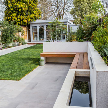 House Extension, Designers Kitchen&Dinner, Bespoke Outdoor Seating area, Mayfair