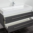 Emotion Design 1200 Bathroom Furniture, Grained Anthracite, 119 cm
