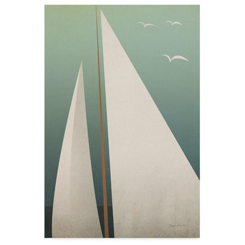 Ryan Fowler 'Sails IV' Canvas Art