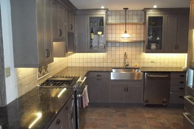 Elegant kitchen photo in Other