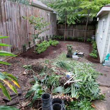 Camping out by the fire. A lovely bungalow gets a backyard makeover.