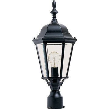 Maxim Lighting 1005BK Westlake - One Light Outdoor Pole/Post Lantern