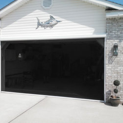 Motorized Zip Tex Retractable Screen- Garage Application - Products