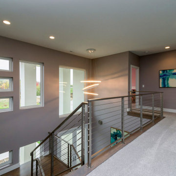 Contemporary Modern 2 Story Plan #57916