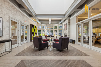 Inspiration for a living room remodel in Baltimore